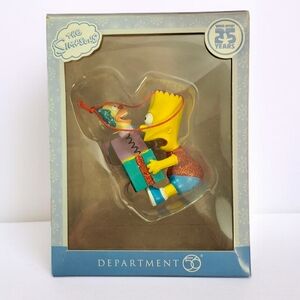 Bart Simpson Dept 56 Christmas Ornament
